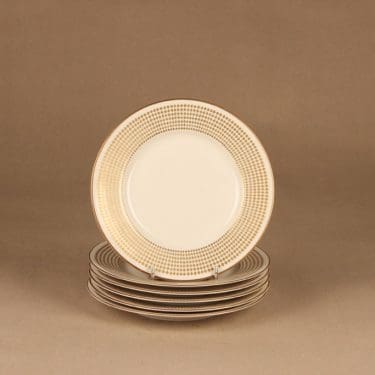 Arabia Rio cake plate 6 pcs designer Raija Uosikkinen