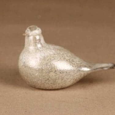 Nuutajärvi lintu , yrityslintu, suunnittelija Oiva Toikka, yrityslintu, signeerattu