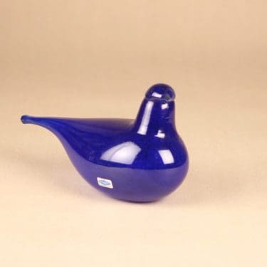 Nuutajärvi lintu , yrityslintu, suunnittelija Oiva Toikka, yrityslintu, signeerattu