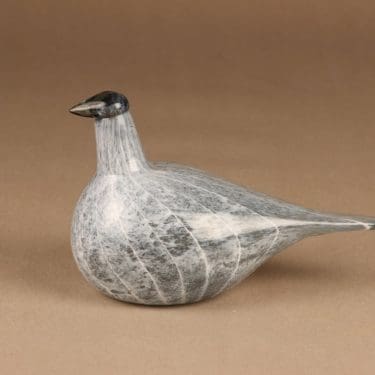 Nuutajärvi lintu , Kuikan poikanen, suunnittelija Oiva Toikka, Kuikan poikanen, signeerattu