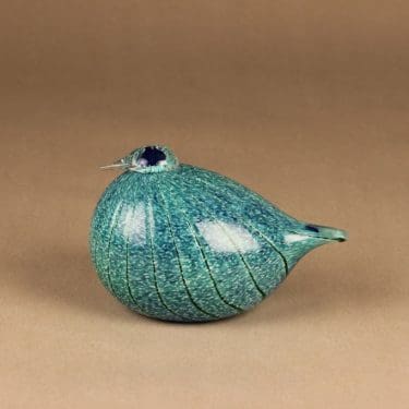 Nuutajärvi lintu , Yrityslintu Masa yards, suunnittelija Oiva Toikka, Yrityslintu Masa yards, signeerattu