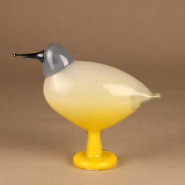 Nuutajärvi lintu , Helokki, suunnittelija Oiva Toikka, Helokki, signeerattu, numeroitu