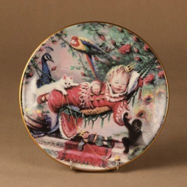 Arabia Ystävien valtakunnassa seinälautanen, Prinsessa, suunnittelija Sussi Anna Åberg, Prinsessa