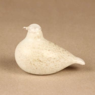 Nuutajärvi lintu , Kiiruna, suunnittelija Oiva Toikka, Kiiruna, signeerattu