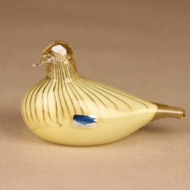 Nuutajärvi lintu , Kurmitsa, suunnittelija Oiva Toikka, Kurmitsa, signeerattu