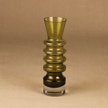 Riihimäen lasi Pagoda maljakko suunnittelija Nanny Still