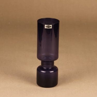 Nuutajärvi 1480 vase dark purple designer Kaj Franck