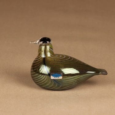 Nuutajärvi lintu , Pikku-Alli, suunnittelija Oiva Toikka, Pikku-Alli, signeerattu