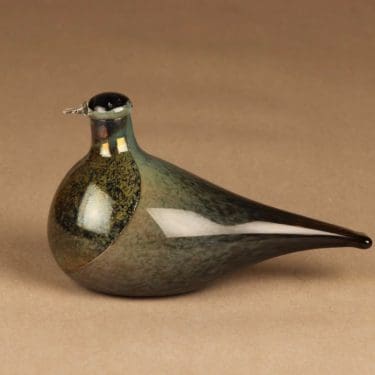 Nuutajärvi lintu , Sipi, suunnittelija Oiva Toikka, Sipi, signeerattu