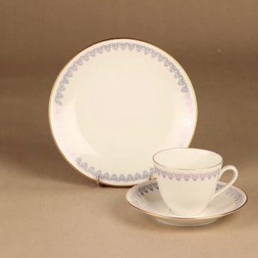 Rörstrand kahvikuppi ja lautaset (2)