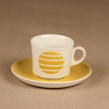 Arabia   kahvikuppi, puhalluskoriste, suunnittelija , puhalluskoriste