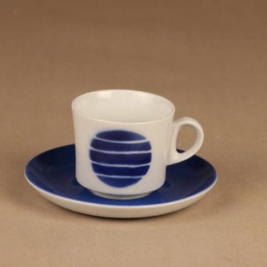 Arabia kahvikuppi, puhalluskoriste, suunnittelija , puhalluskoriste