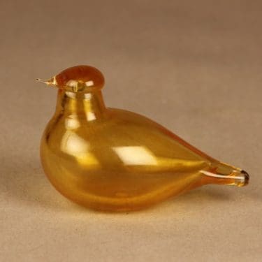 Nuutajärvi lintu , Tiltti, suunnittelija Oiva Toikka, Tiltti, signeerattu