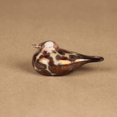 Nuutajärvi lintu , Pikku-Hippi, suunnittelija Oiva Toikka, Pikku-Hippi, signeerattu