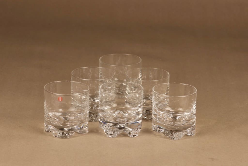 Iittala Gaissa lasi, 15 cl, 6 kpl, suunnittelija Tapio Wirkkala, 15 cl