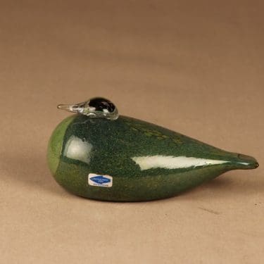 Nuutajärvi lintu , Retretti, suunnittelija Oiva Toikka, Retretti, numeroitu, yrityslintu