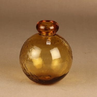 Riihimäen lasi Tellus maljakko suunnittelija Erkkitapio Siiroinen iso