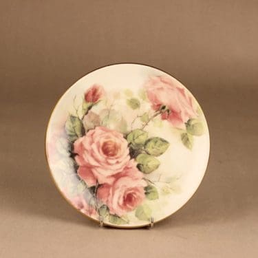 Arabia Romanttinen puutarha seinälautanen, Orvokki, suunnittelija Riikka Hautamäki, Orvokki, kukka