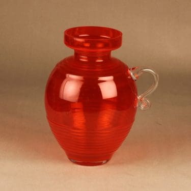 Riihimäen lasi Kleopatra maljakko, suuri, suunnittelija Tamara Aladin, suuri