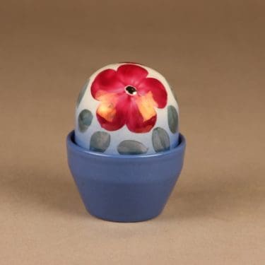 Arabia HLS Ikikukka, sininen kellokukka, suunnittelija Heljä Liukko-Sundström, sininen kellokukka