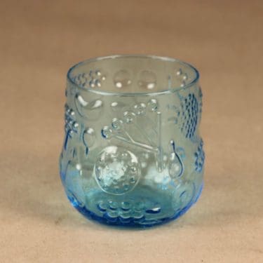 Nuutajärvi Frutta lasi, tilaustyö, suunnittelija Oiva Toikka, tilaustyö