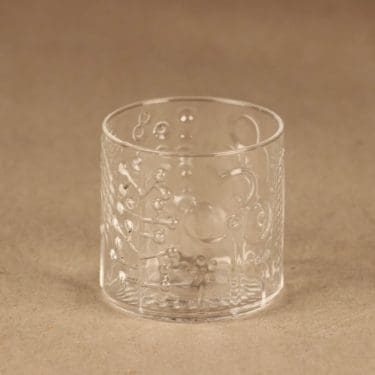 Nuutajärvi Flora snapsilasi, 6 cl, suunnittelija Oiva Toikka, 6 cl