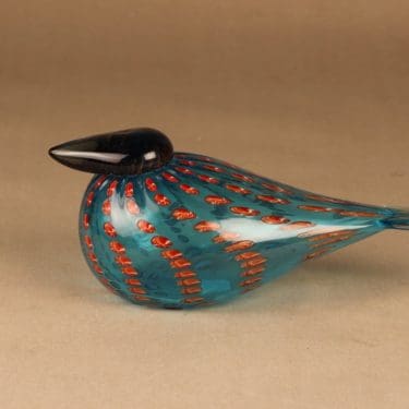 Nuutajärvi vuosilintu, Korallihaahka, suunnittelija Oiva Toikka, Korallihaahka, signeerattu