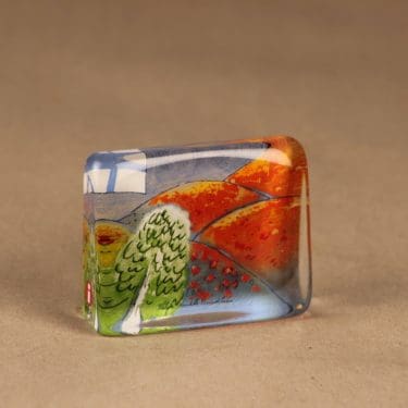 Iittala HLS Lasikortti, Suomen syksy, suunnittelija Heljä Liukko-Sundström, Suomen syksy