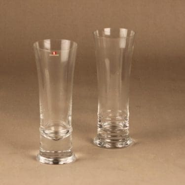 Iittala Kaleva olutlasi, Kaleva, 2 kpl, suunnittelija Tapio Wirkkala, Kaleva, 30 cl