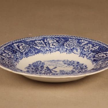 Arabia Maisema alkukeittolautanen, syvä, suunnittelija , syvä, kuparipainokoriste