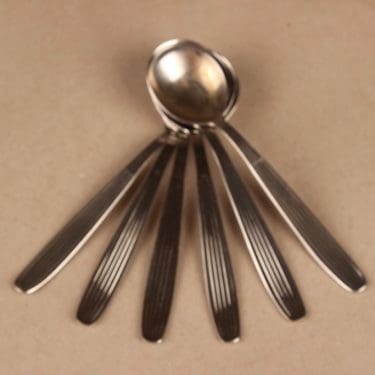 Hackman Scandia lusikka, pieni, 6 kpl, suunnittelija Kaj Franck, pieni