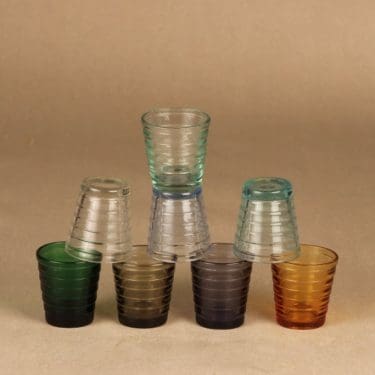 Iittala Bölgeblick snapsilasi, 5 cl, 8 kpl, suunnittelija Aino Aalto, 5 cl