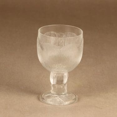 Nuutajärvi Pioni viinilasi, 20 cl, suunnittelija Oiva Toikka, 20 cl