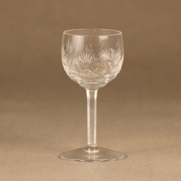 Riihimäen lasi Barokki tarjoiluvati, jalallinen, suunnittelija Erkkitapio Siiroinen, jalallinen