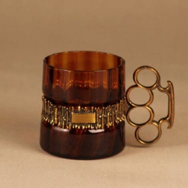 Turun Hopea/Kumela 1044/S tuoppi , 6.5 dl, suunnittelija Pentti Sarpaneva, 6.5 dl, nyrkkirauta