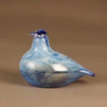 Nuutajärvi yrityslintu, Nokia, suunnittelija Oiva Toikka, Nokia, signeerattu