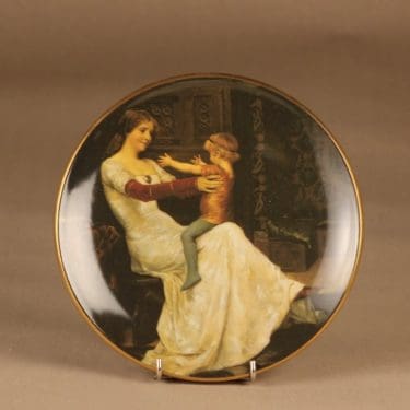 Arabia koristelautanen, Kuningatar Blanka, suunnittelija Albert Edelfelt, Kuningatar Blanka, serikuva