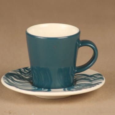 Iittala Graphics espressokuppi, vihreä, suunnittelija Heikki Orvola,
