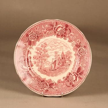 Arabia Maisema lautanen, matala, suunnittelija tuntematon, matala, kuparipainokoriste