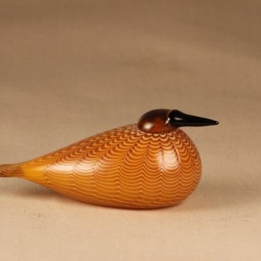 Nuutajärvi vuosilintu, Hakki 1996, suunnittelija Oiva Toikka, Hakki 1996, signeerattu