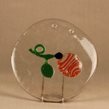 Nuutajärvi Riippu riipus, signeerattu, suunnittelija Oiva Toikka, signeerattu