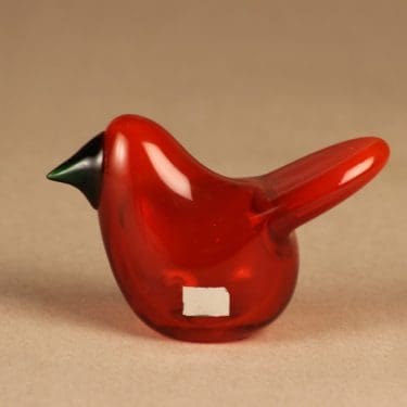 Nuutajärvi lintu , Sieppo, suunnittelija Oiva Toikka, Sieppo, signeerattu