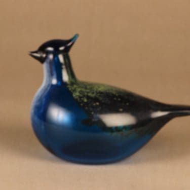 Arabia vuosilintu, Sininärhi, suunnittelija Oiva Toikka, Sininärhi, signeerattu