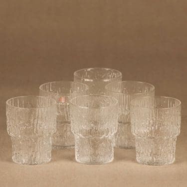 Iittala Paadar snapsilasi, 7 cl, 6 kpl, suunnittelija Tapio Wirkkala, 7 cl