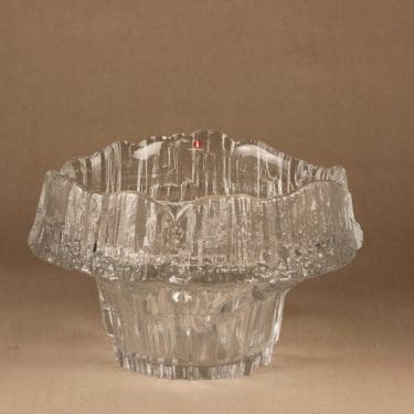 Iittala Stellaria malja, massiivinen, suunnittelija Tapio Wirkkala, massiivinen, signeerattu