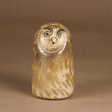 Nuutajärvi lintu, Huuhkaja, suunnittelija Oiva Toikka, Huuhkaja, pöllö, signeerattu