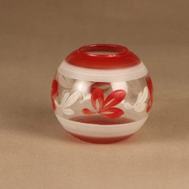 Kauklahden Lasi Oy malja, käsinmaalattu, suunnittelija , käsinmaalattu