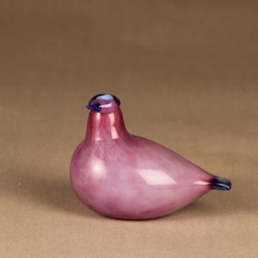 Nuutajärvi lintu , Turkinpyy, suunnittelija Oiva Toikka, Turkinpyy, signeerattu