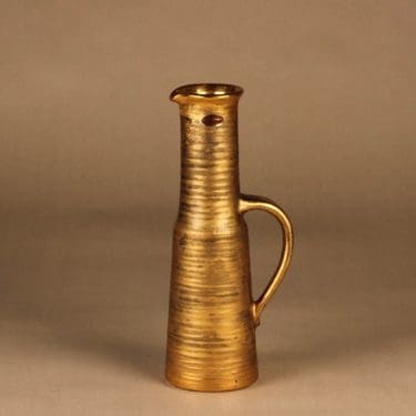 Savitorppa karahvi, signeerattu, suunnittelija Holger Granbäck, signeerattu, kullattu, käsindreijattu