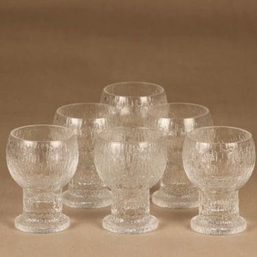 Iittala Kekkerit Paukku lasi, 10 cl, suunnittelija Timo Sarpaneva, 10 cl